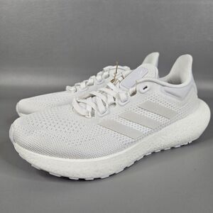 New Adidas Womens Pureboost 22 White Reflective Shoes Sneaker Athletic Size 6